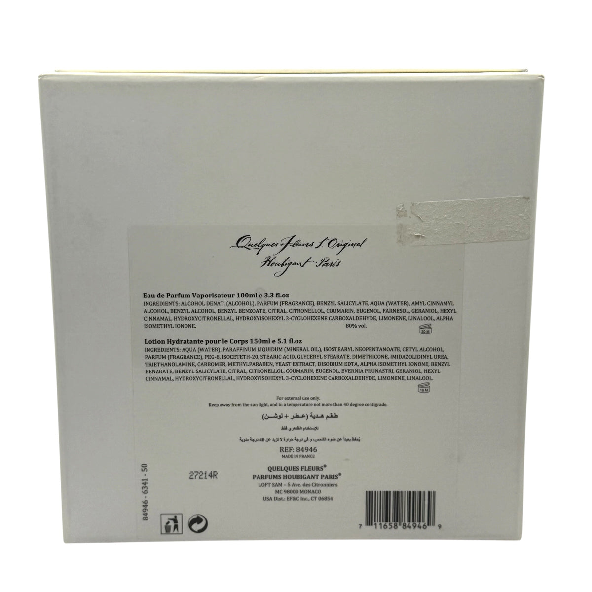 Houbigant for Women - Quelques Fleur l'original 2pc Set EdP 100ml