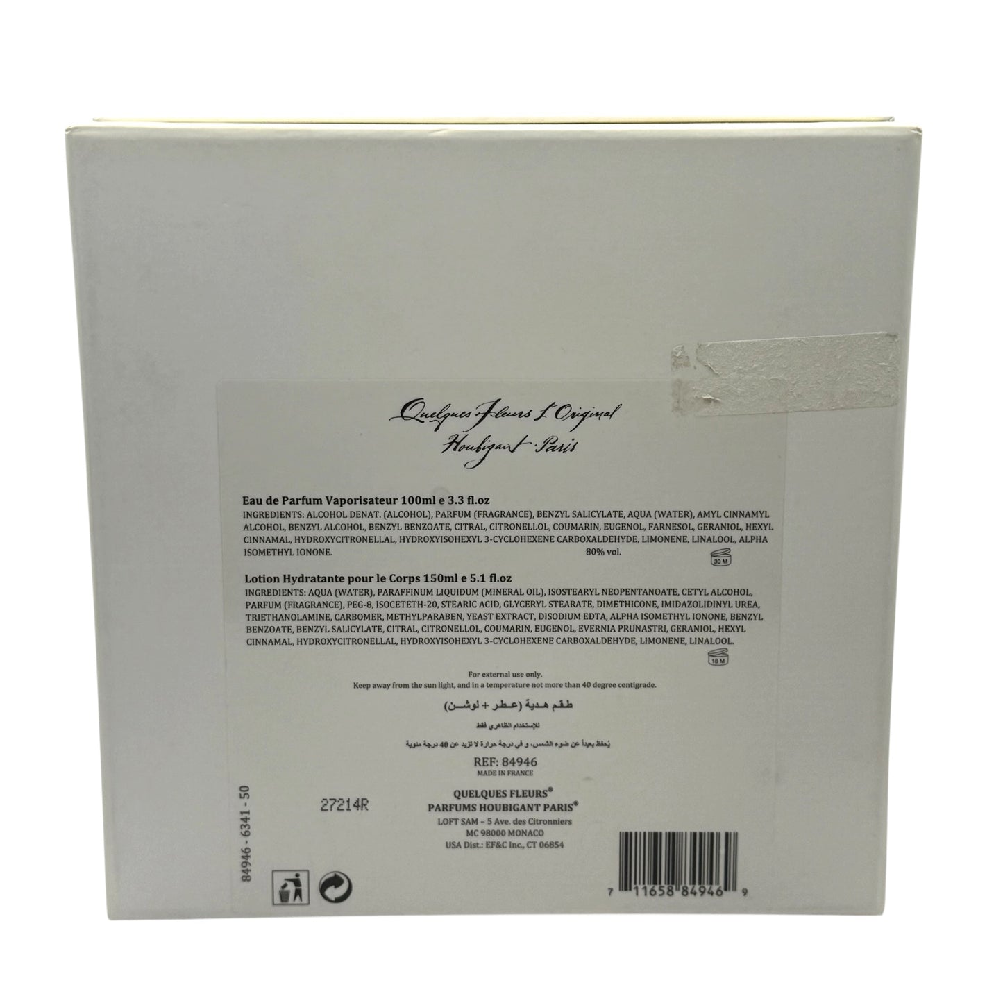 Houbigant for Women - Quelques Fleur l'original 2pc Set EdP 100ml